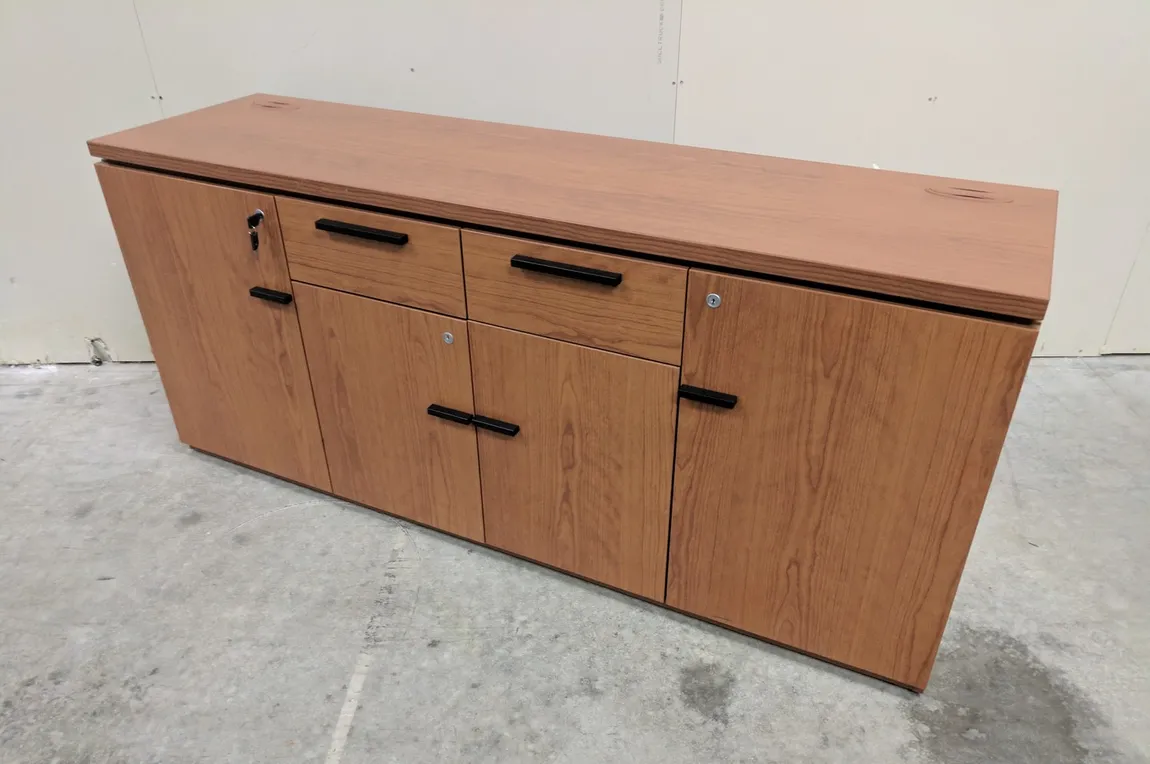 Cherry Laminate Storage Credenza
