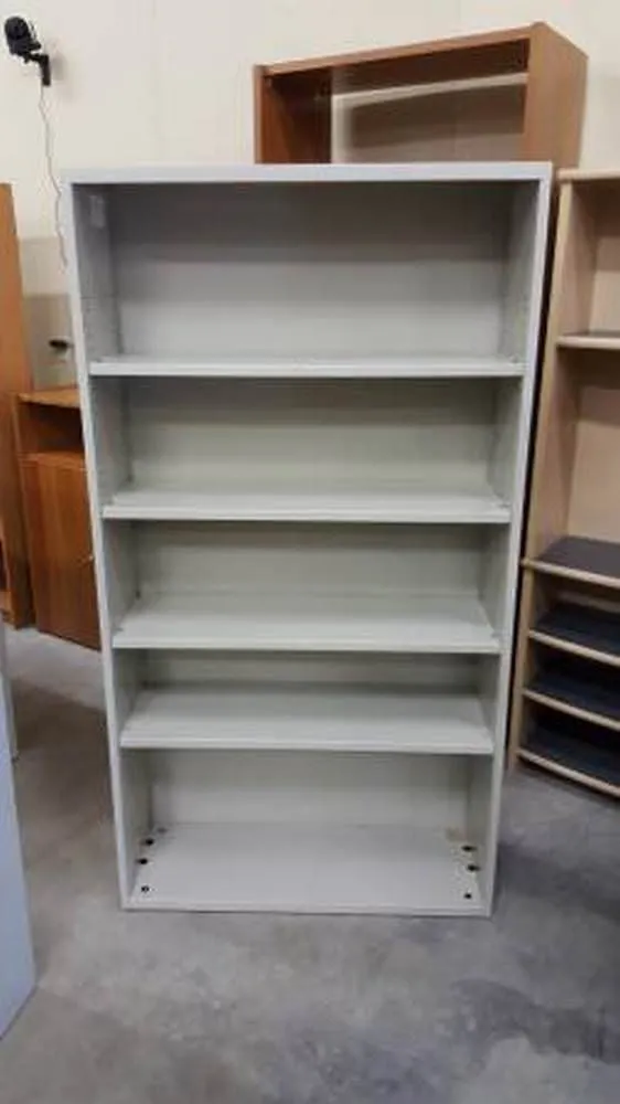 5 Shelf KI 700 Series Metal Bookshelf