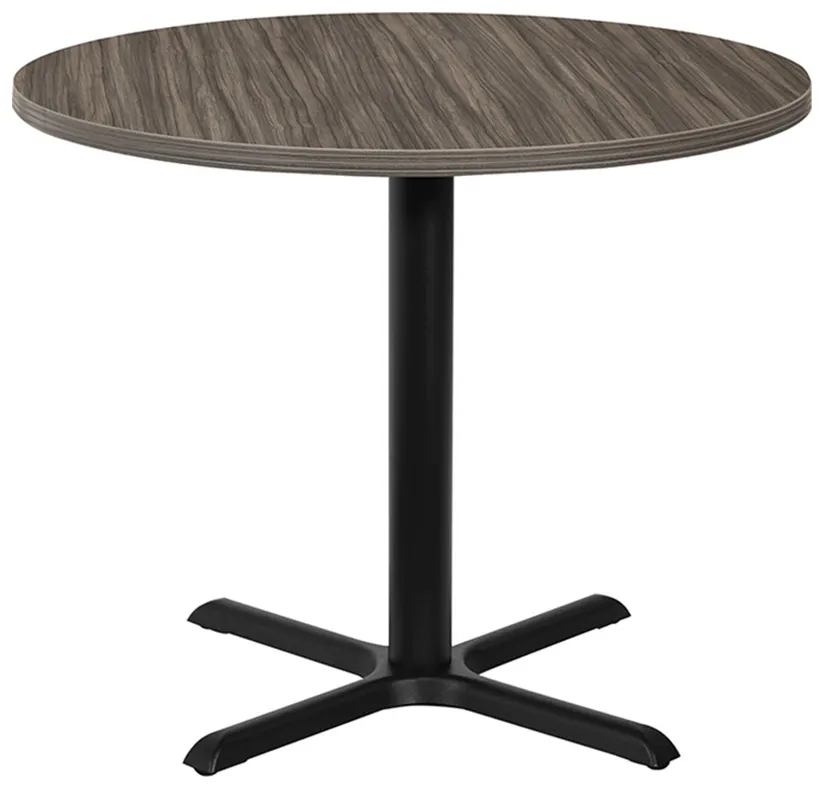 Round Table with Metal Base