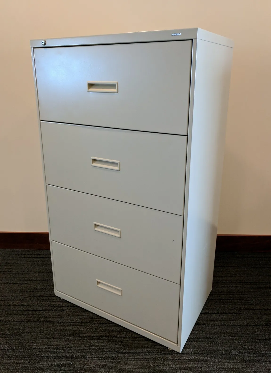 Putty Hon 4 Drawer Lateral Filing Cabinets â€“ 30 Inch Wide