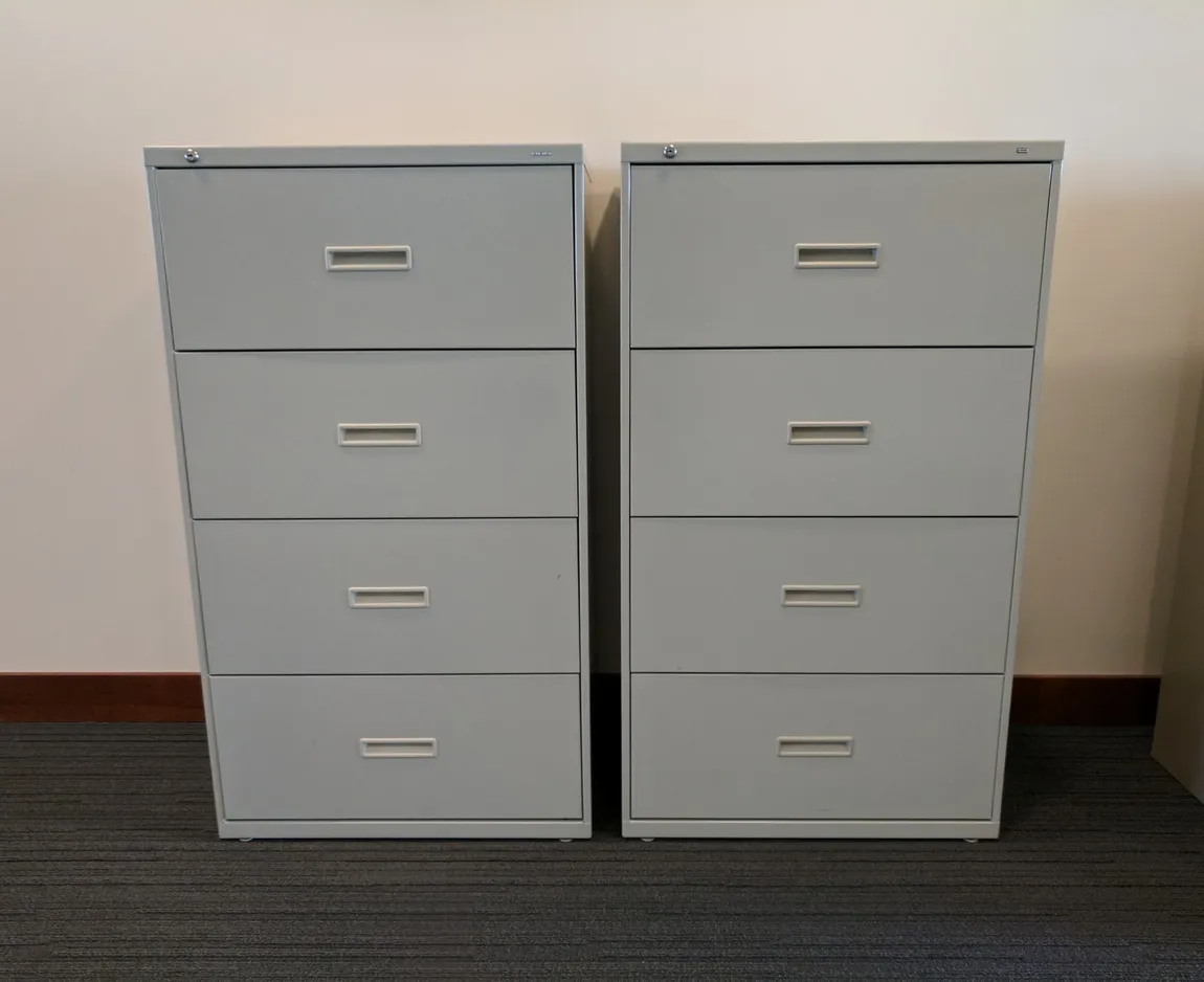 Putty Hon 4 Drawer Lateral Filing Cabinets â€“ 30 Inch Wide
