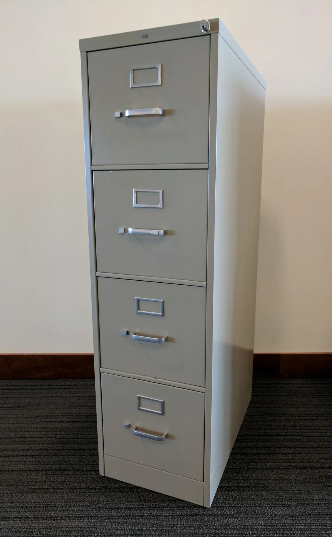 Putty Hon 4 Drawer Vertical File Cabinet