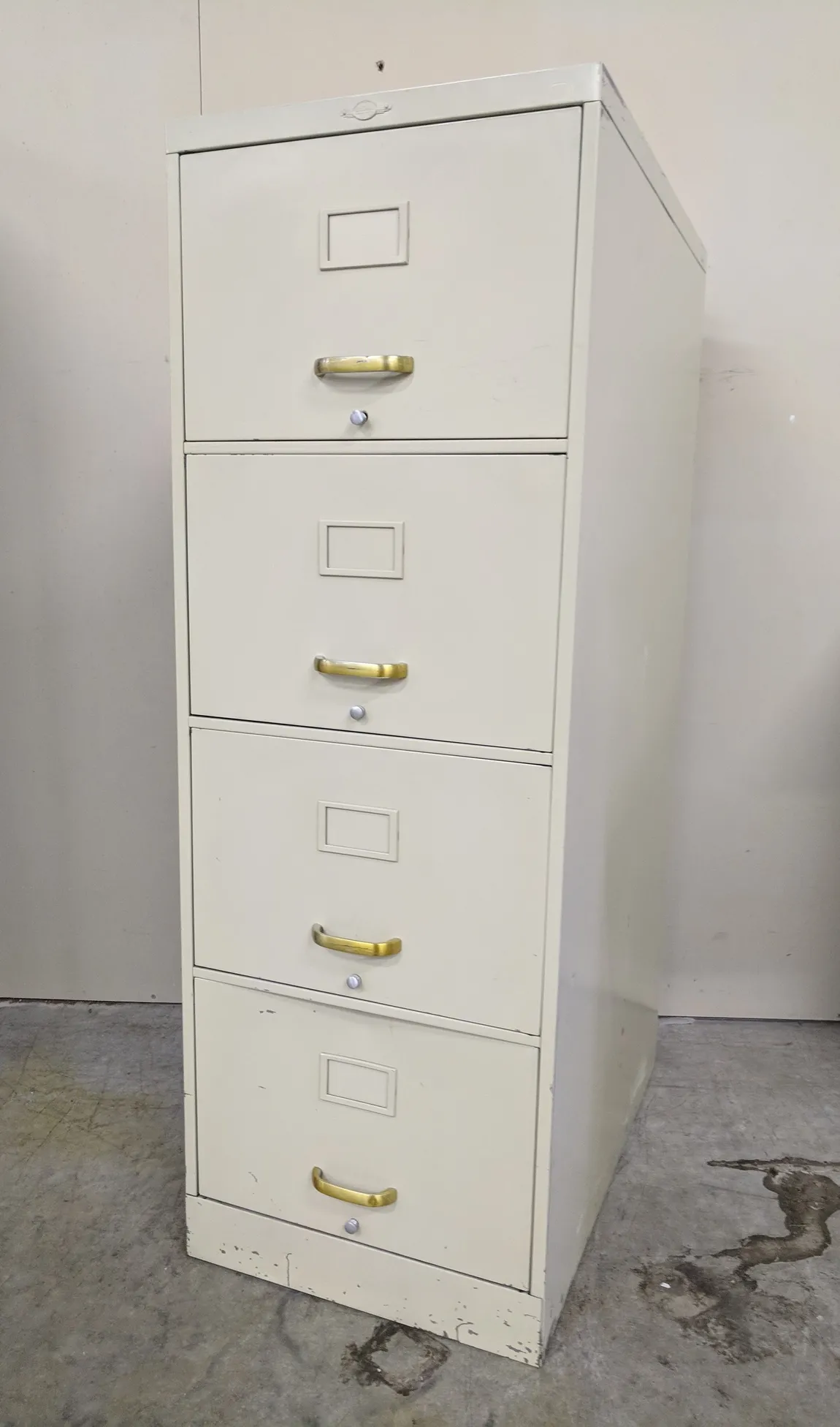 Putty Art Metal 4 Drawer Vertical Legal File Cabinet