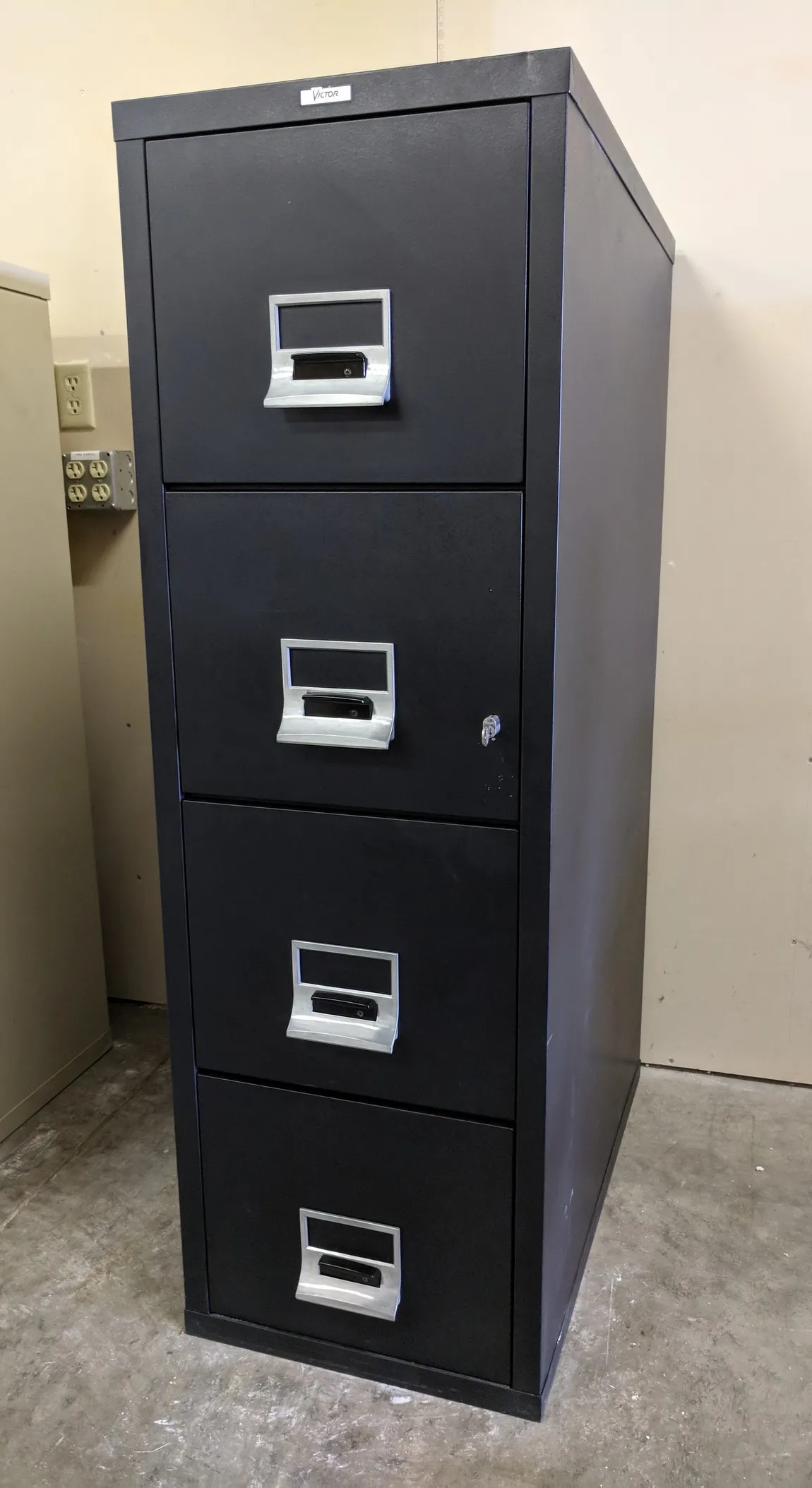 Victor 4 Drawer Fireproof Letter Size File Cabinet