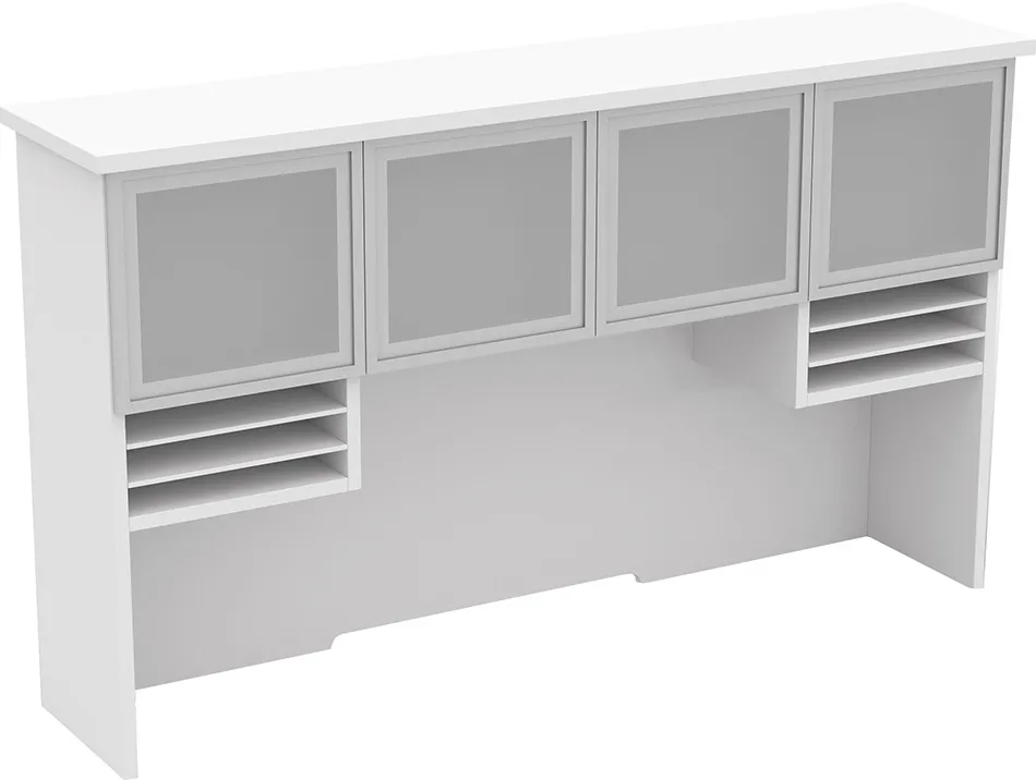 Overhead Hutch with Glass Doors
