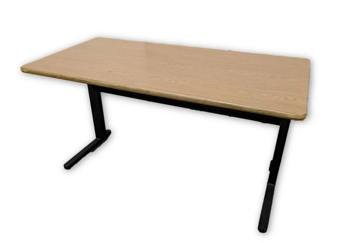 Oak Laminate Flip Top Training Tables
