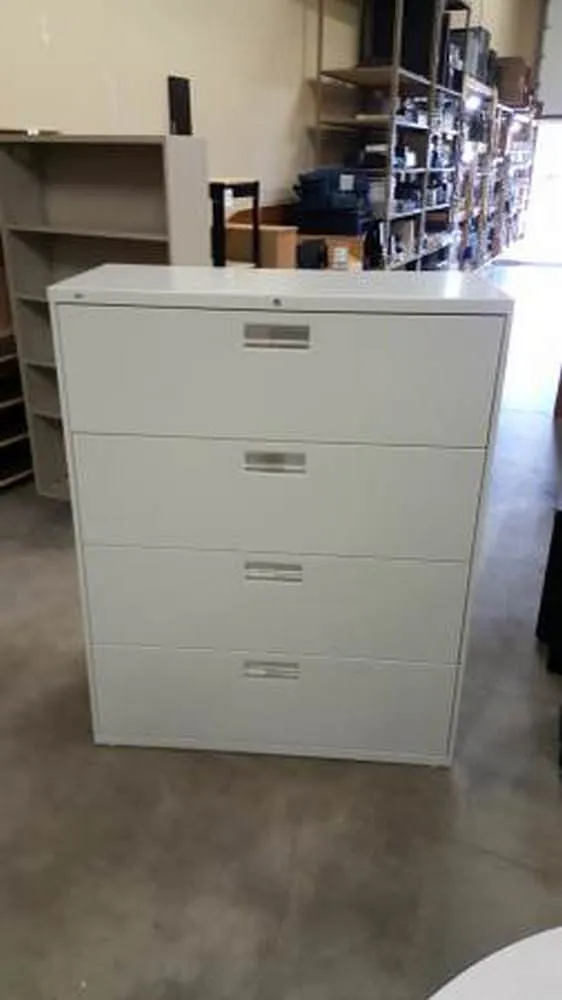HON Four Drawer Lateral Filing Cabinet 