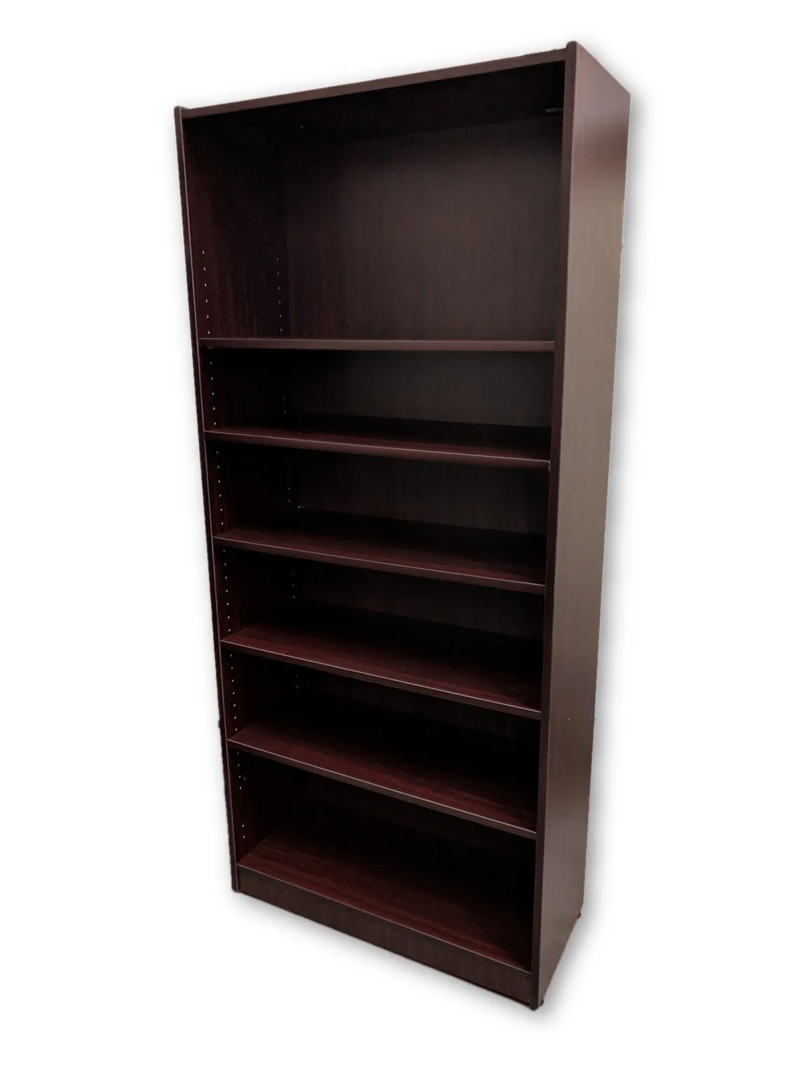 Mahogany Laminate Bookshelf â€“ 32 Inch Wide