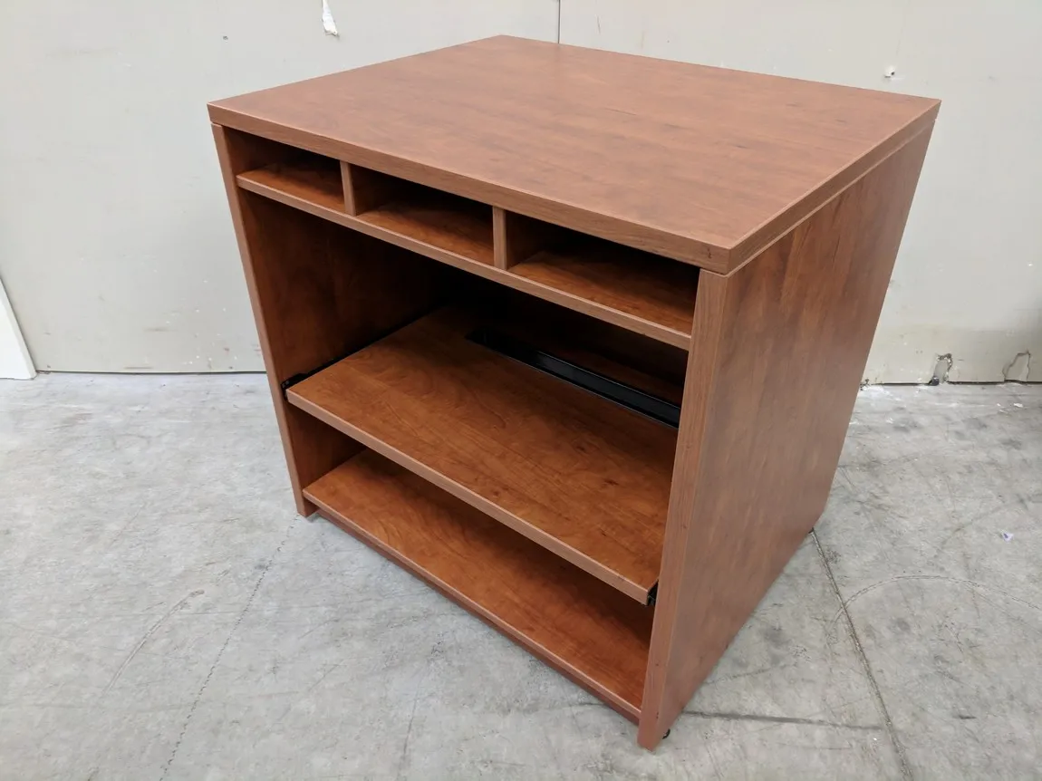 Cherry Laminate Storage Cabinet