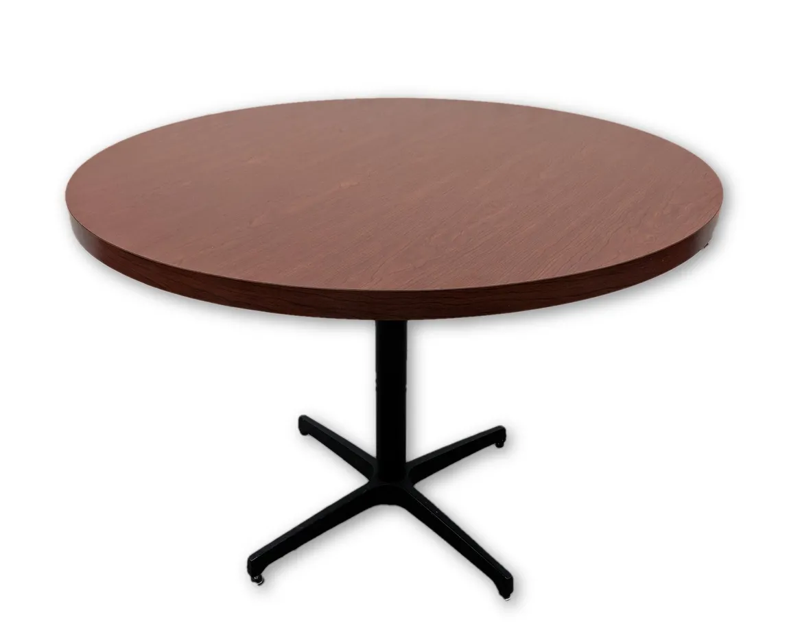 42â€ Round Cherry Laminate Table