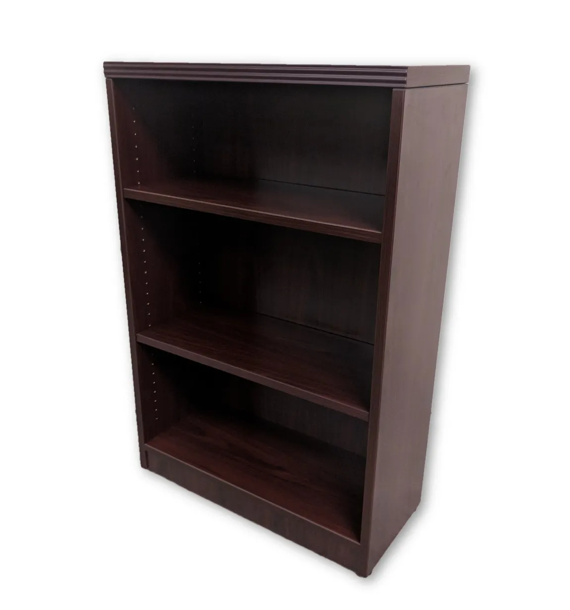 Mahogany Laminate Bookshelf â€“ 31.5 Inch Wide