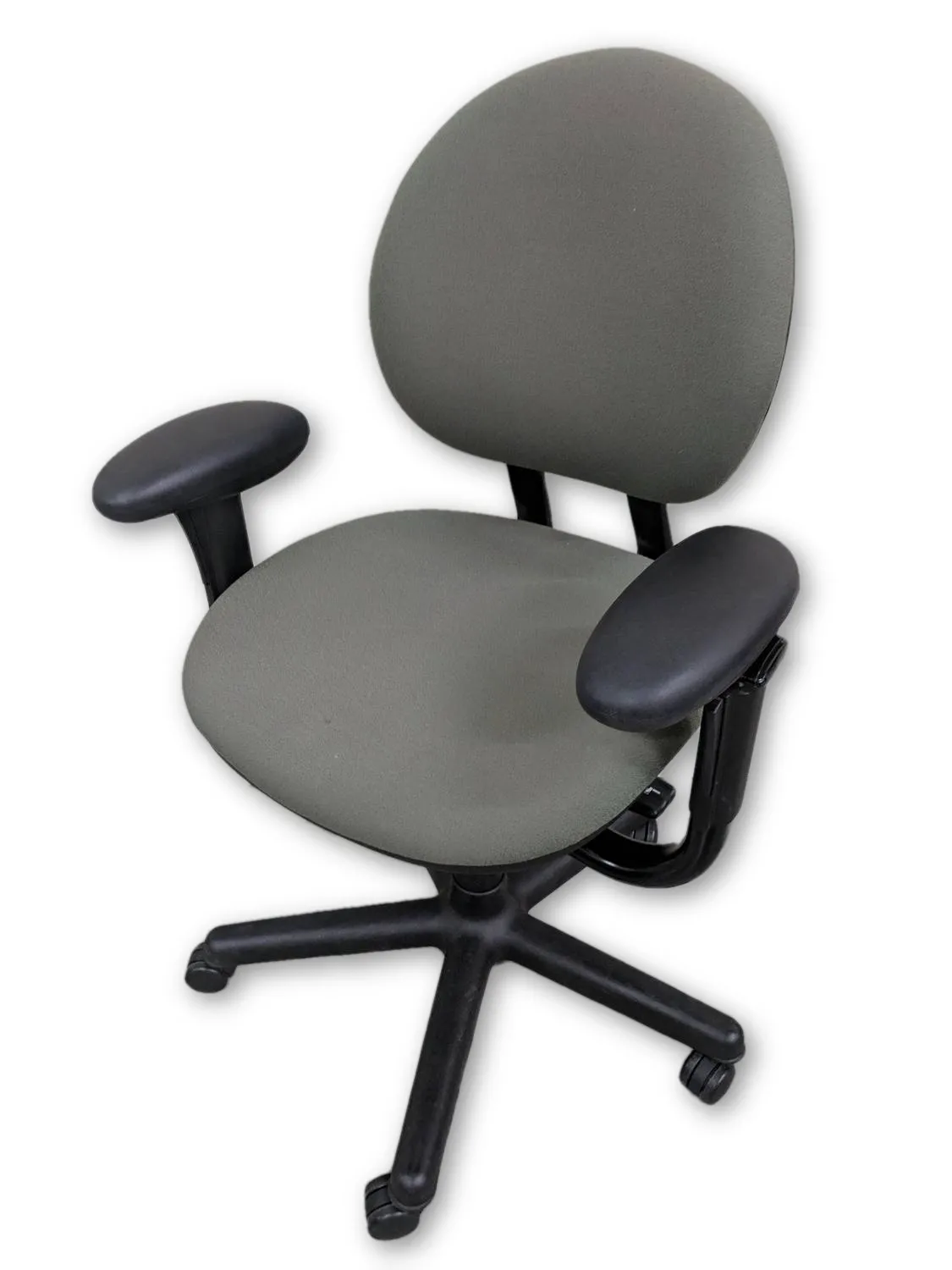 Green Steelcase Rolling Office Chairs