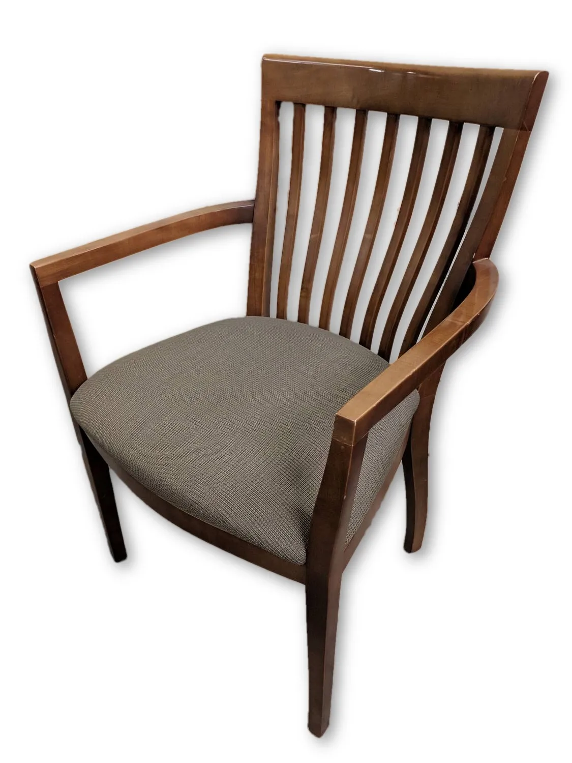 Bernhardt Sandy Brown Guest Chairs with Solid Wood Frame