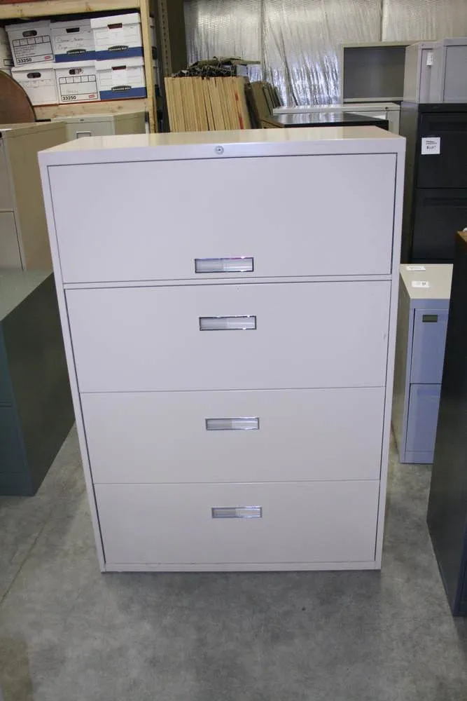 4 Drawer Steelcase Lateral File Cabinet 