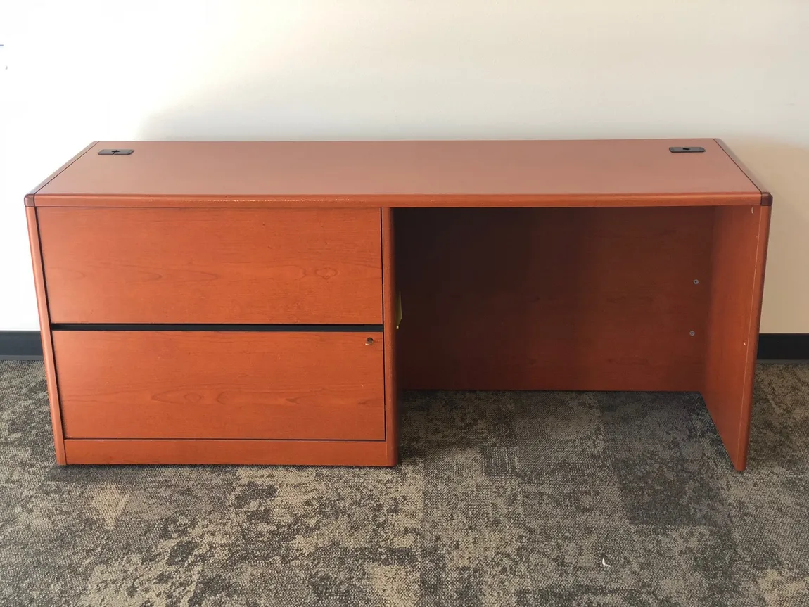 Hon Cherry Laminate Storage Credenza