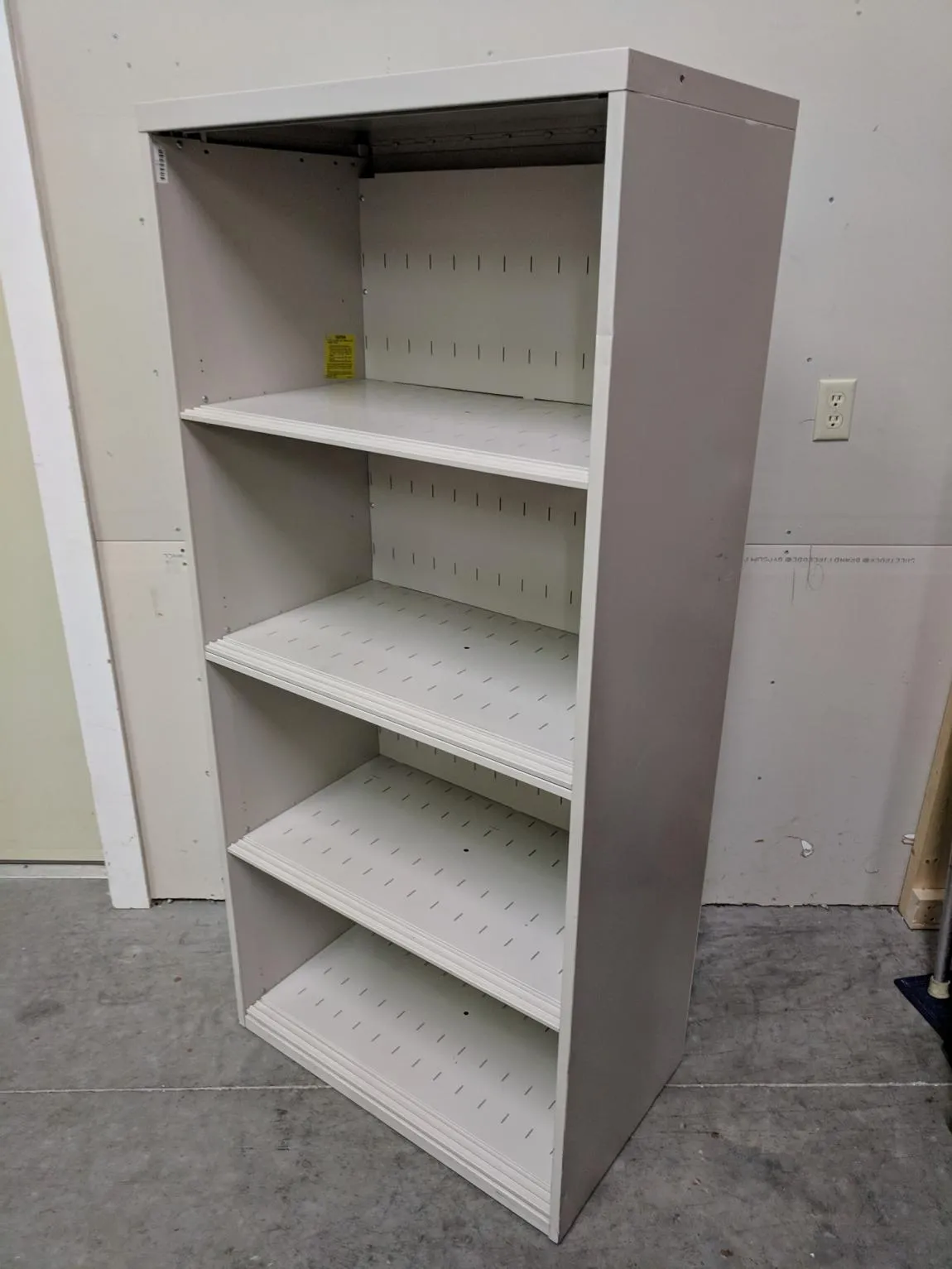 Putty Metal Bookshelf â€“ 30 Inch Wide