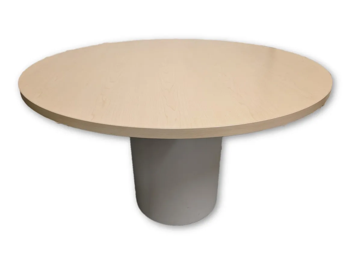 48â€ Round Maple Laminate Table