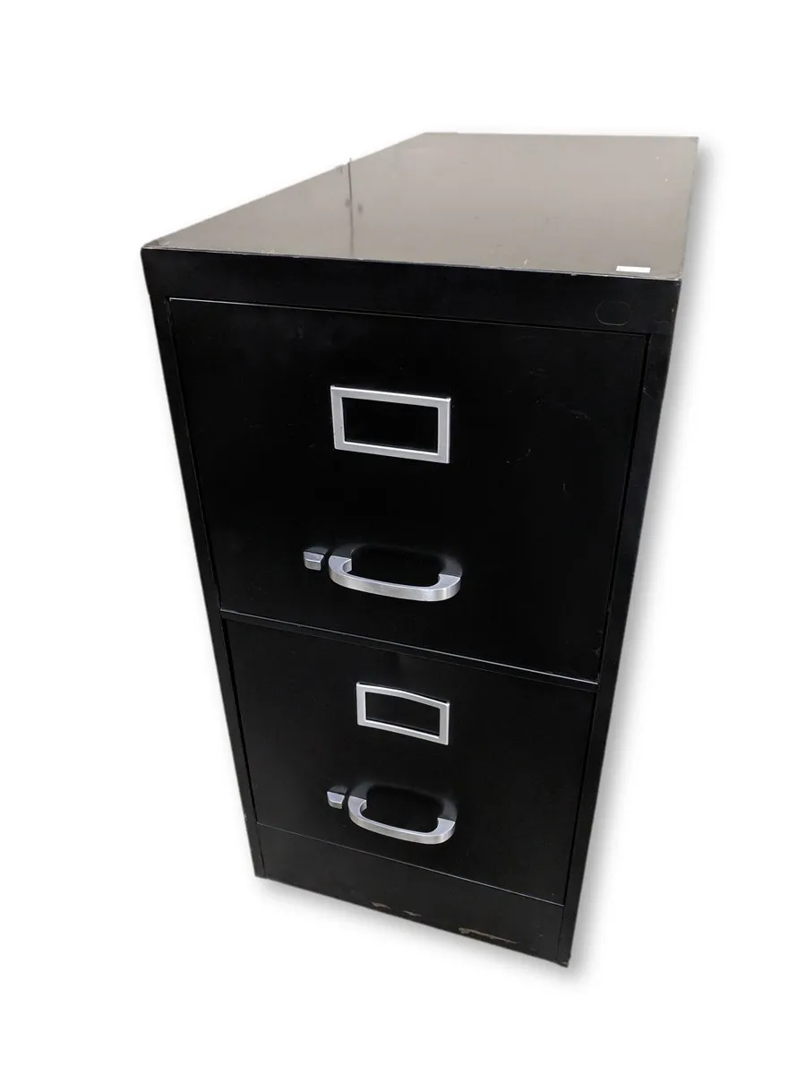 Black Hon 2 Drawer Vertical File Cabinet - 15x28.5