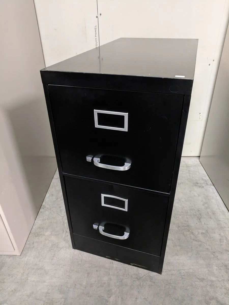Black Hon 2 Drawer Vertical File Cabinet - 15x28.5