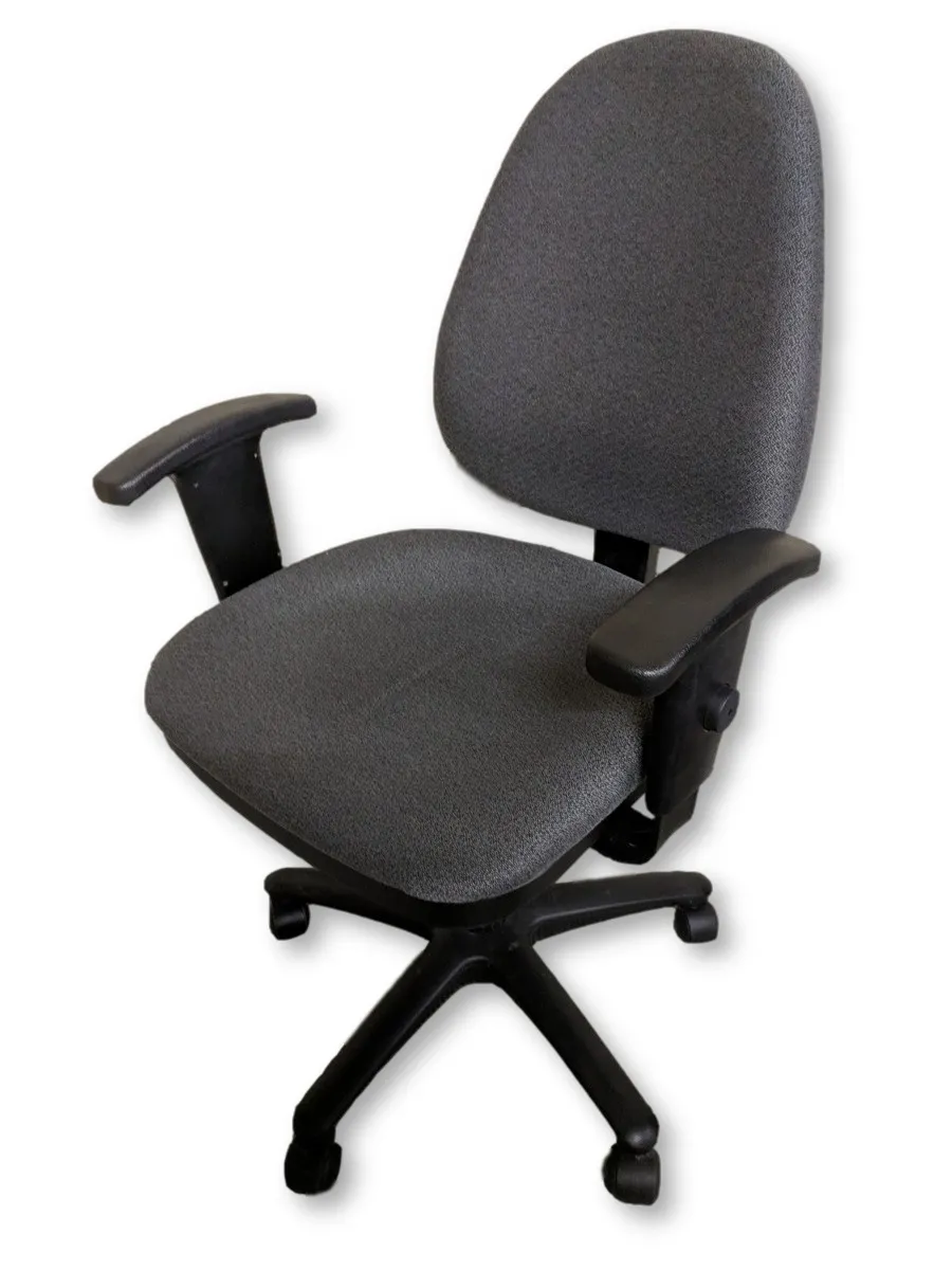 Gray Mid-Back Task Chair