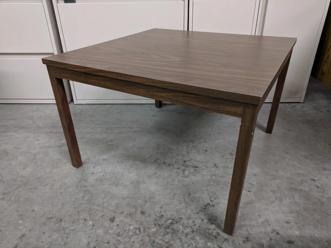 Walnut Laminate End Table