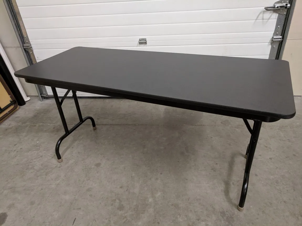 Espresso Laminate Folding Table