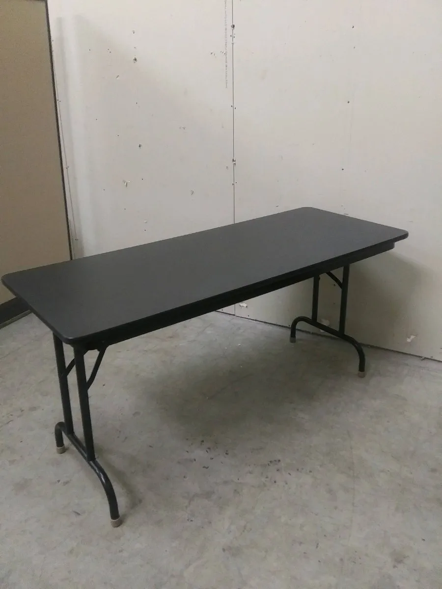 Espresso Laminate Folding Table