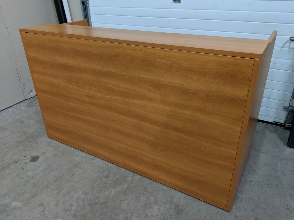 Oak Laminate Reception Desk