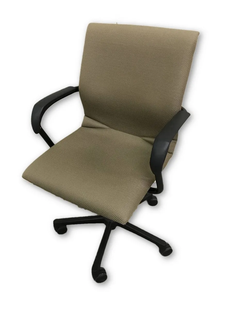 Steelcase Brown Mid-Back Rolling Office Chairs