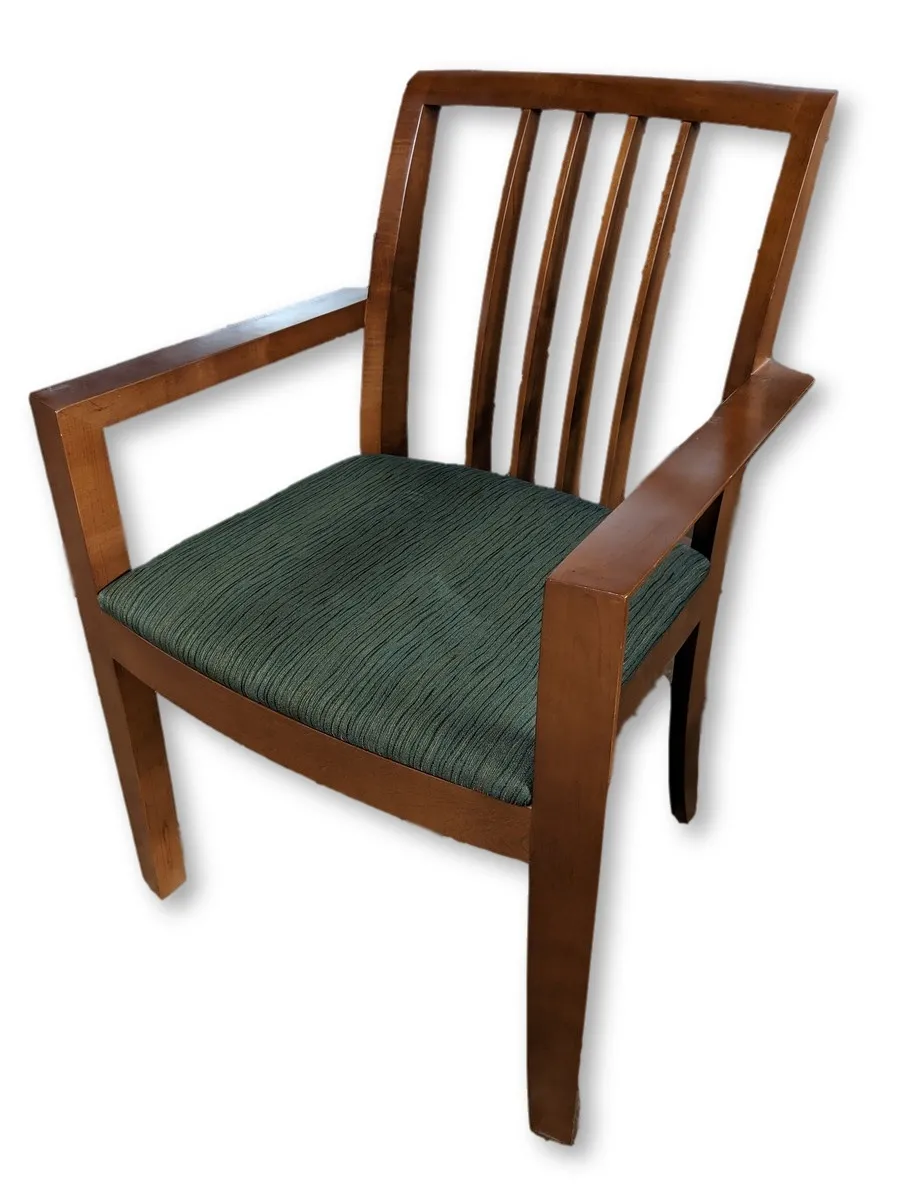 Steelcase Guest Chairs with Solid Wood Frame