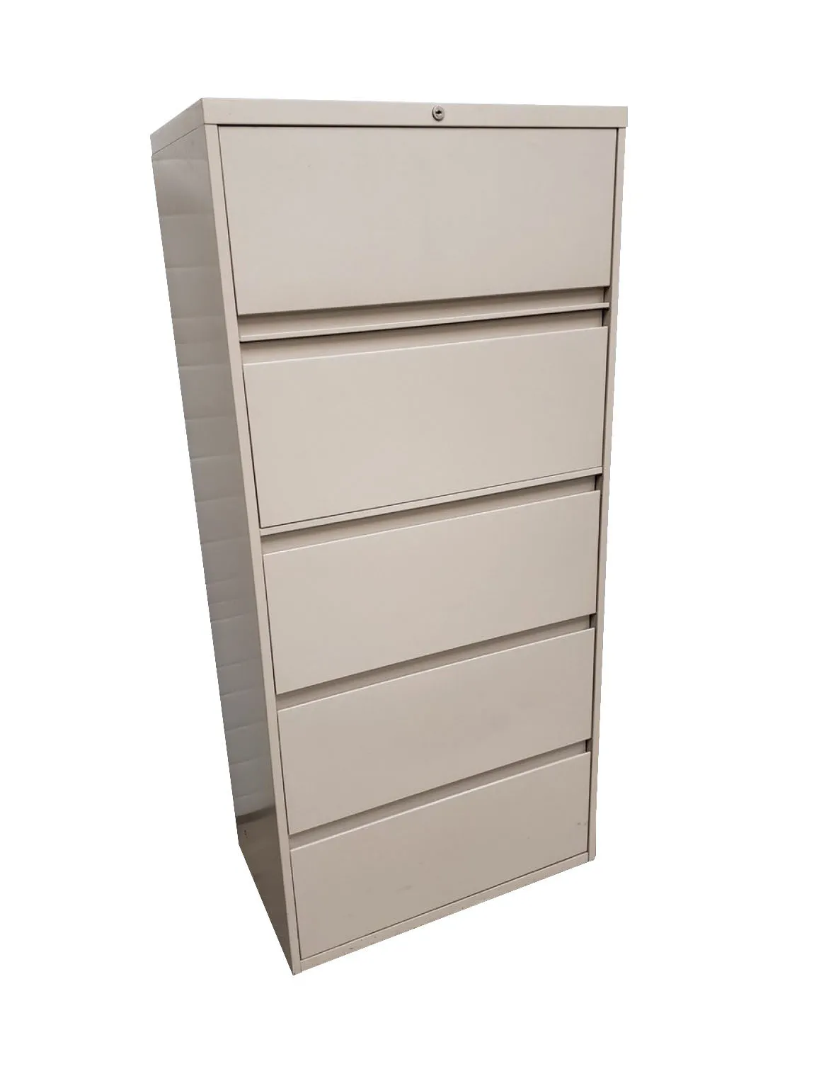 Steelcase Putty 5 Drawer Lateral Filing Cabinets â€“ 30 Inch Wide
