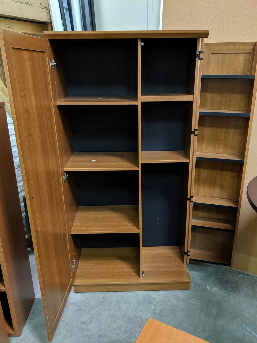 Walnut Laminate Storage Cabinet