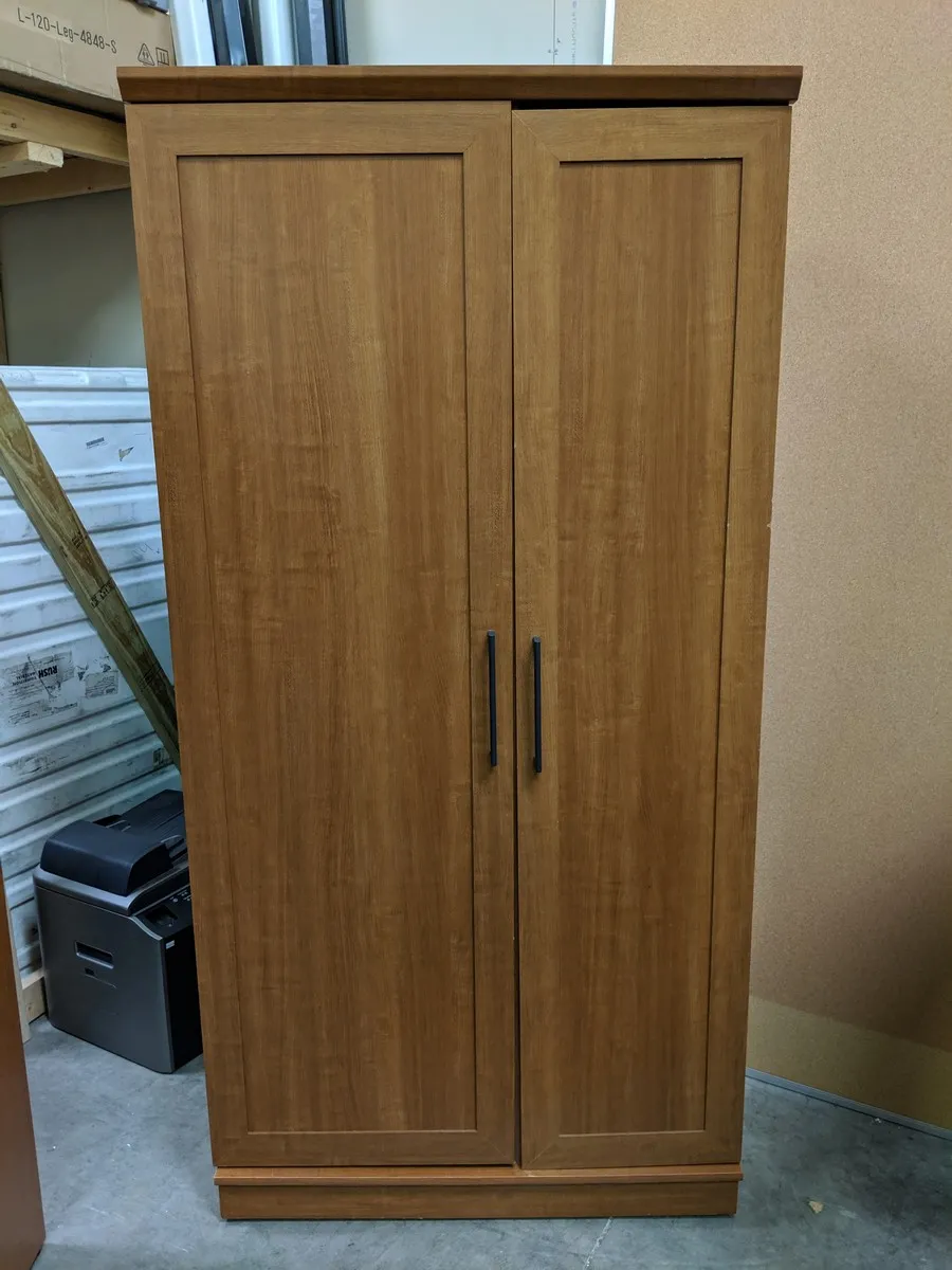 Walnut Laminate Storage Cabinet