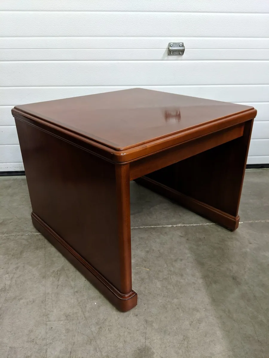 Solid Wood Cherry End Table â€“ 24x24
