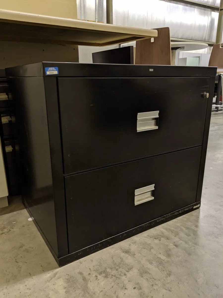 Hon Fireproof 2 Drawer Lateral Filing Cabinet â€“ 31 Inch Wide