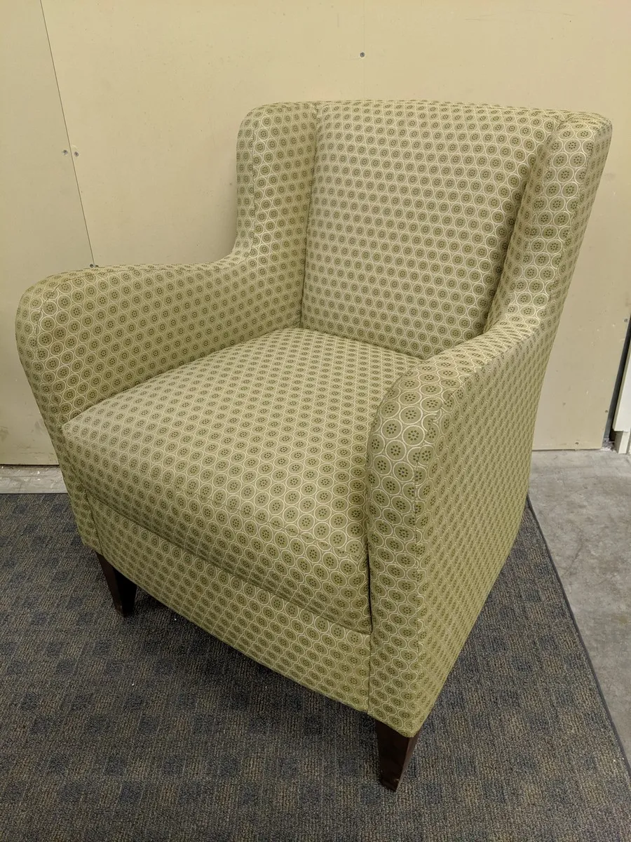 Bernhardt Light Green Fabric Club Chair