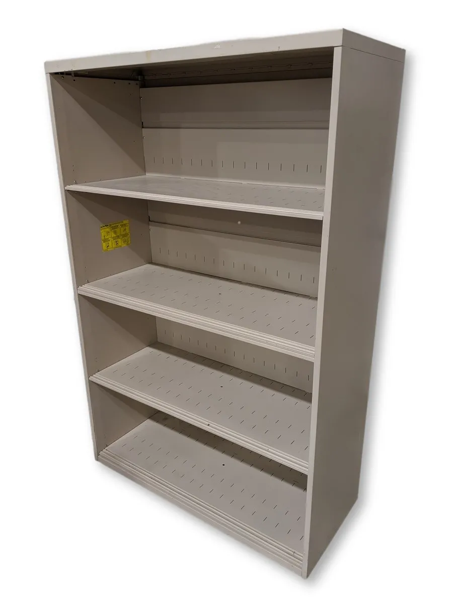 Putty Metal Bookshelf â€“ 42 Inch Wide