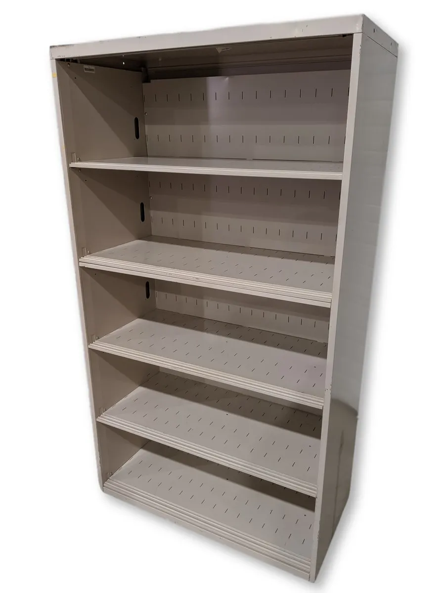 Putty Metal Bookshelf â€“ 36 Inch Wide