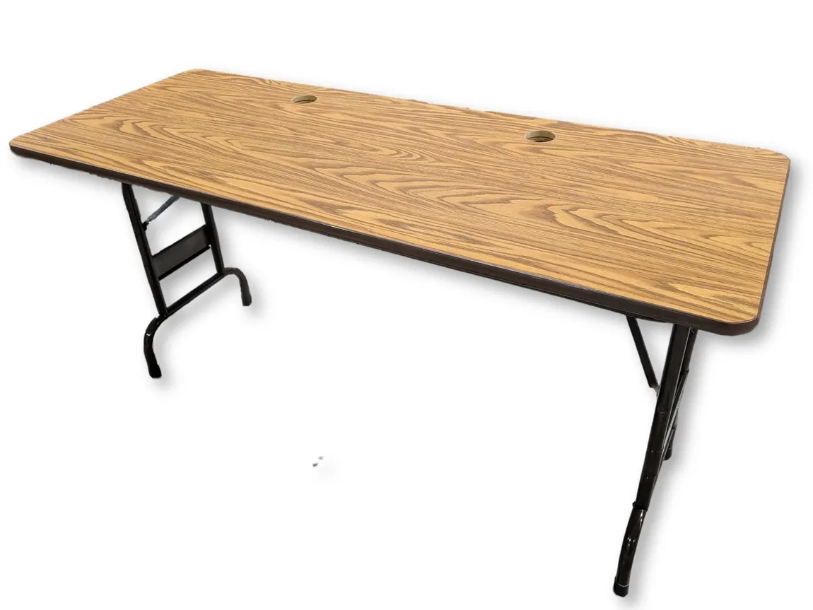 Oak Laminate Folding Tables