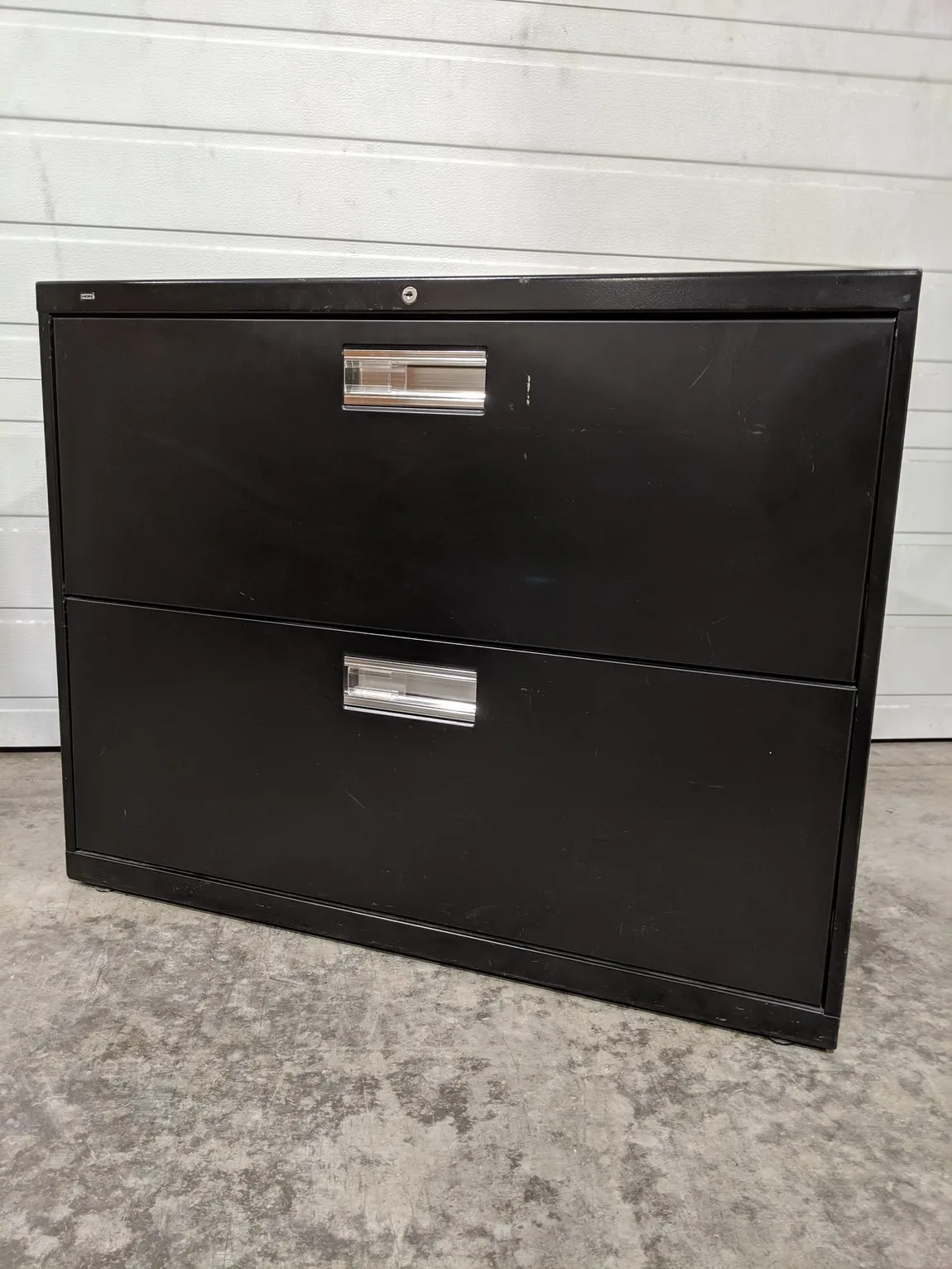 Black Hon 2 Drawer Lateral Filing Cabinet â€“ 36 Inch Wide