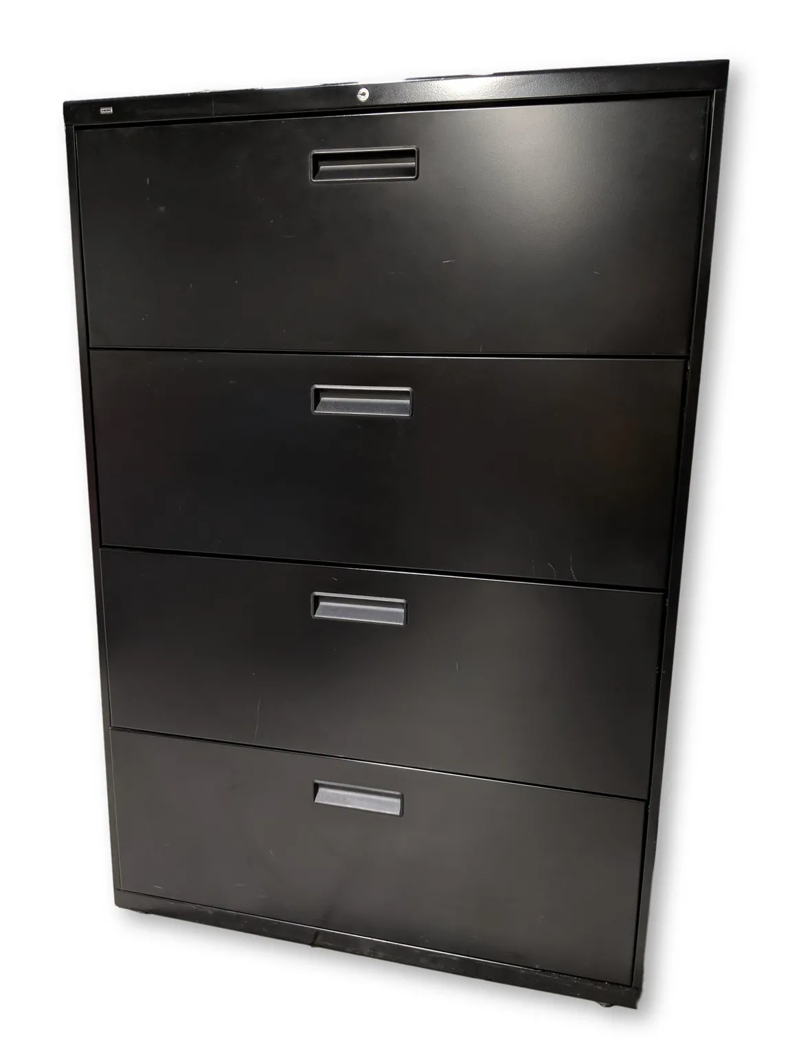 Black Hon 4 Drawer Lateral Filing Cabinet â€“ 36 Inch Wide