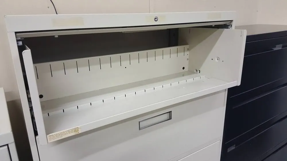 5 Drawer AllSteel Lateral File Filing Cabinet