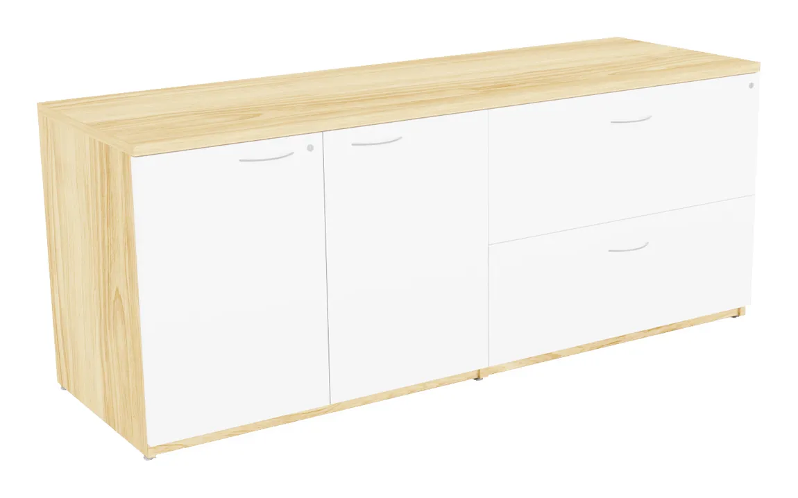 Combo Lateral File Storage Cabinet Credenza