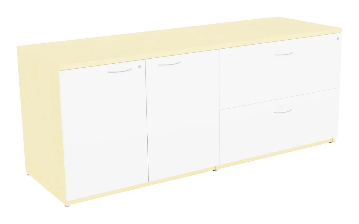 Combo Lateral File Storage Cabinet Credenza
