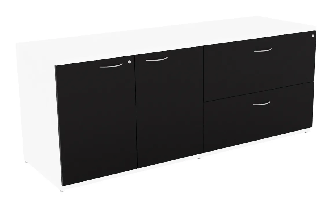 Combo Lateral File Storage Cabinet Credenza