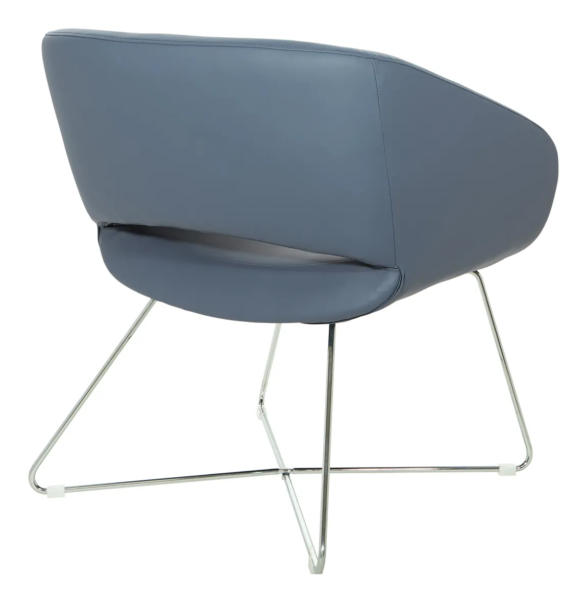 Accent Chair with Chrome Base