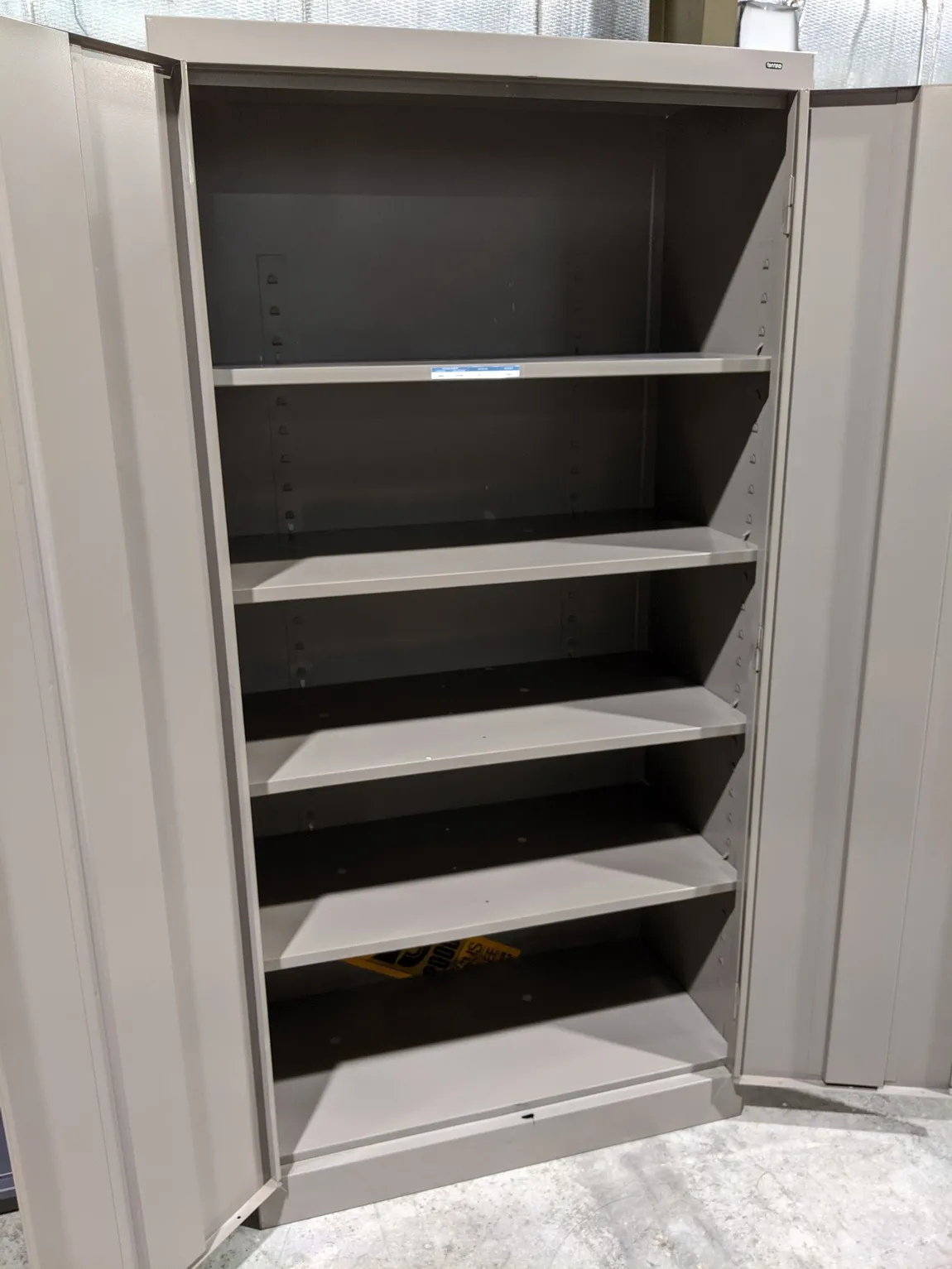 Tennsco Tan Metal Storage Cabinet â€“ 36 Inch Wide