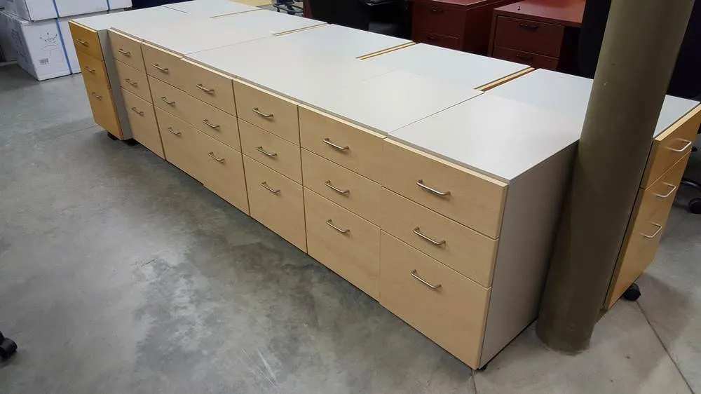 Techline Rolling Pedestal File Cabinet