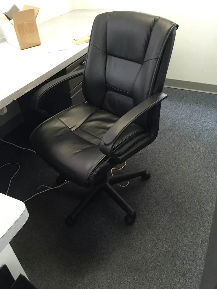 Rolling Black Cushy Executive Chair