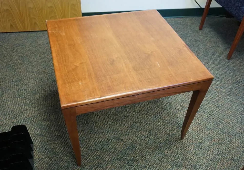 Large Wooden End Table